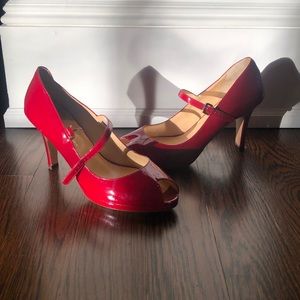 Cole Haan Carma Air Patent Red Pumps